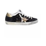 Sorte Super Star Sneakers med Logo