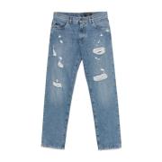 Broderet Logo Denim Jeans