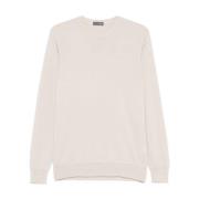 Beige Crew Neck Sweater