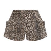 Animal Print Shorts