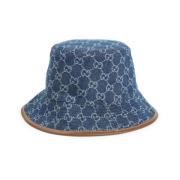 Denim GG Fedora Hat