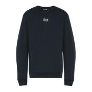 Sweatshirt med trykt logo