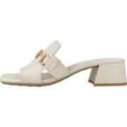 Stilfulde hælede mules sandal