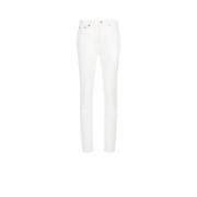 Beige Wash Skinny Jeans Mid-Rise