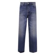 Mid Blue Stilfulde Jeans