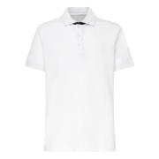 Hvid Polo Piquet Bicolor T-shirts