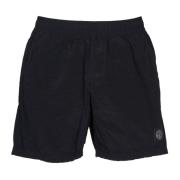 Sort Nylon Metal Badeshorts