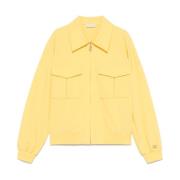 Front Zip Canary Yellow T-shirts