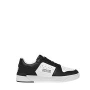 Hvide lave sneakers med logo