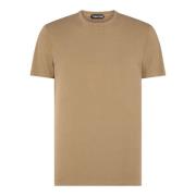 Beige Crew-Neck T-Shirt