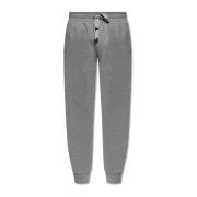 Sweatpants med logo applikation