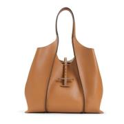 Brun Shopper Taske Elegant og Funktionel