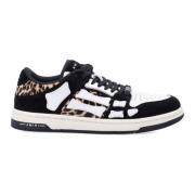 Leopard Skel-Top Lave Sneakers Sort