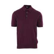 Bordeaux Bomuld Polo Skjorte