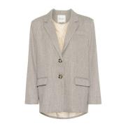 Elegant Blazer Jakke Havre Melange