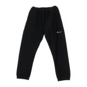 Sort elastisk manchet sweatpants tracksuit