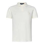 Hvid Polo T-shirt med Big Pony