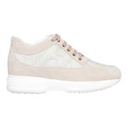 Beige Interaktive Sneakers til Kvinder