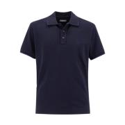 Stilfuld Polo Shirt med Blå Detaljer