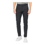 Slim Fit Sorte Bukser Kaito Stil