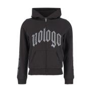 Sort Gothic Zip-Up Hoodie Sweater