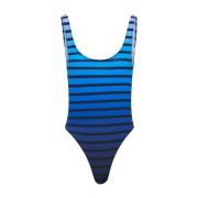 Marine Stribet Bodysuit