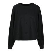 Stilfuld Sweatshirt med Viskoseblanding