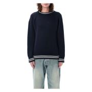 Navy Strikvarer SS25 Sweater