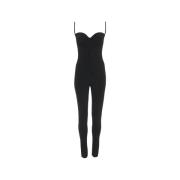 Elegant Sort Catsuit Sweetheart Neckline