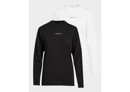 McKenzie 2-Pack Long Sleeve T-Shirts - Black - Womens