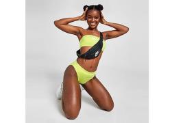 Nike Swoosh High Waist Bikini Bottoms - Green - Womens