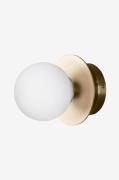 Globen Lighting - Væglampe/Plafond Art Deco IP44 - Hvid - Væglamper - ...