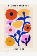 Pelcasa - Plakat Flower Market. Helsinki - Beige - Posters - - Homeroo...