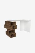 Hanah Home - Skrivebord Jenga - Hvid - Skriveborde - - Homeroom