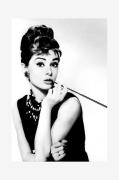 Malerifabrikken - Poster Audrey Hepburn 3 - Sort - Posters - - Homeroo...