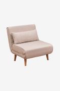 Hanah Home - Sovesofa 1-pers. Folde Single - Beige - Sovesofaer - - Ho...