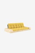 Karup Design - Base Sovesofa m. 2 sidebokse Tre-personers - Gul - Sove...