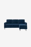 Dorel Home - Modulsofa Dante Pillowback - Blå - 4-pers. sofaer - - Hom...