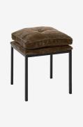 Nordic Furniture Group - Skammel Sentado med hynde, 2 pak - Brun - Ska...