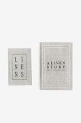 Zelected by Houze - Coffee Table Books Linen sæt med 2 - Beige - Pynte...