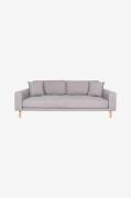 House Nordic - Sofa 3-pers. Lido - Grå - 3-pers. sofaer - - Homeroom