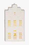 Star Trading - Borddekoration Vinter 16 cm - Hvid - Dekorativ julebely...