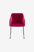 Loft24 - Spisebordsstol Blackpool, 2 stk. - Rød - Stole med armlæn - -...