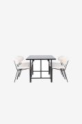 Venture Home - Spisegruppe Astrid med 6 stk. stole Chico - Sort - Spis...