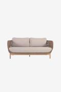 Kave Home - Sofa Catalina, 3-pers. - Brun - Loungesofaer - - Homeroom