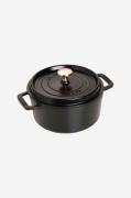 Staub - Gryde La Cocotte rund 18 cm, 1,7 l - Sort - Gryder & kasseroll...