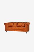 Venture Home - Sofa, Valleta 3-pers. - Orange - 3-pers. sofaer - - Hom...