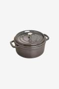 Staub - Gryde La Cocotte rund 18 cm, 1,7 l - Grå - Gryder & kasserolle...