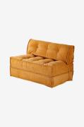 Hanah Home - Sovesofa med 2 sæder Mason - Gul - Sovesofaer - - Homeroo...