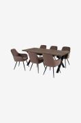 House Nordic - Spisesæt Toulon og Harbo - Brun - Spisegrupper - - Home...